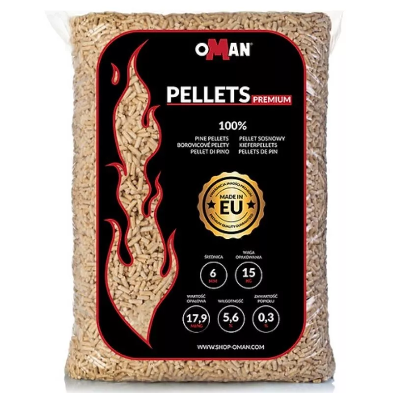 Pellet drzewny Oman 15 kg