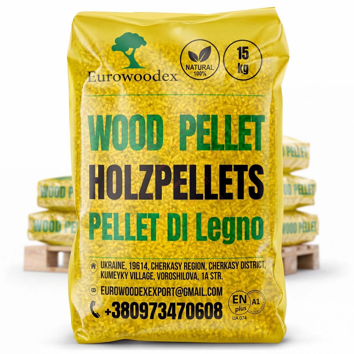 Pellet drzewny Eurowoodex 990 kg - obrazek 2